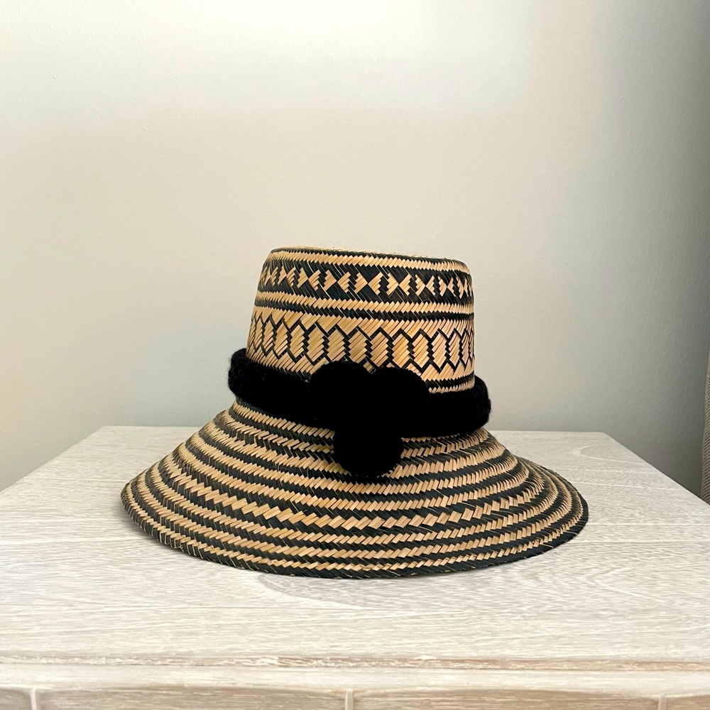 Women’s Colombian Rattan Patterned Hat